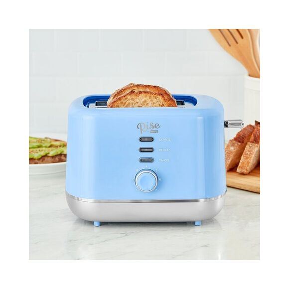 Dash Rise 2-Slice Toaster, Blue - Picture 5 of 5
